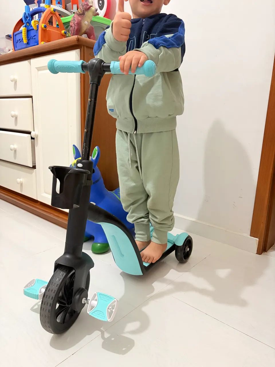 Patinete 3 em 1
