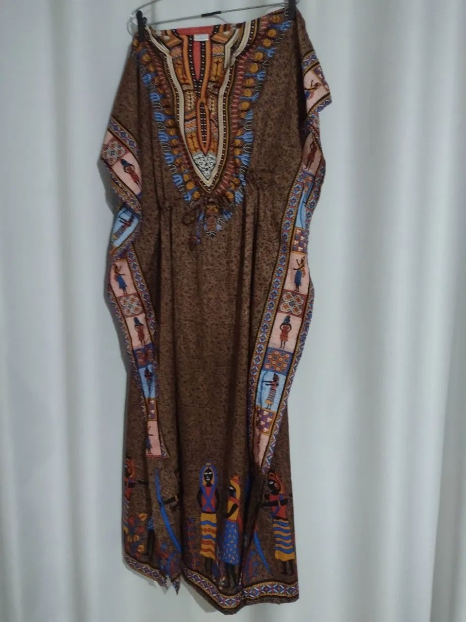 Vestido indiano longo marrom GG - Foto 2