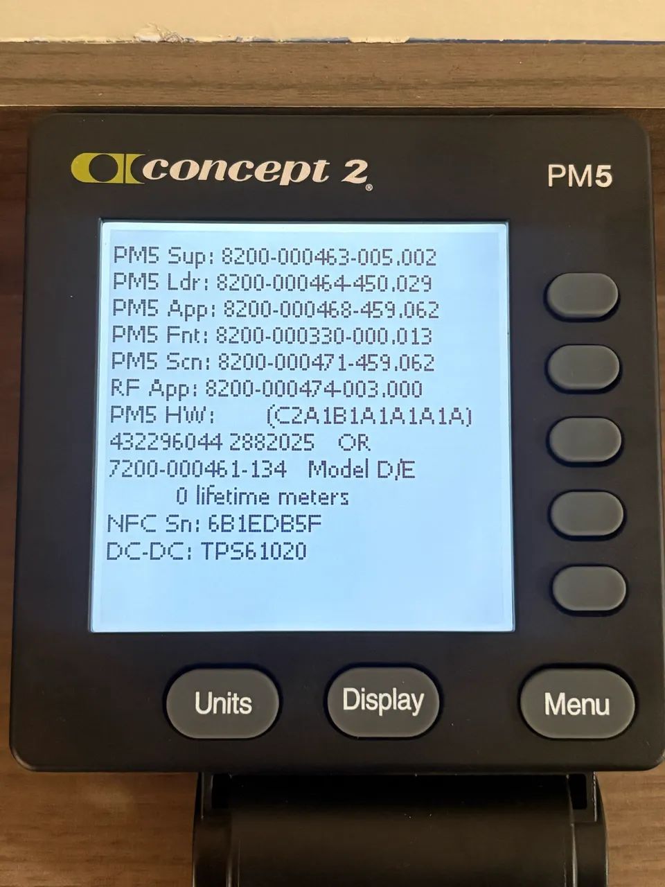 VISOR PM5 CONCEPT2 - NOVO - Foto 2