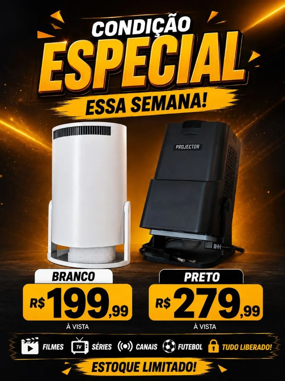 Projetor portátil 