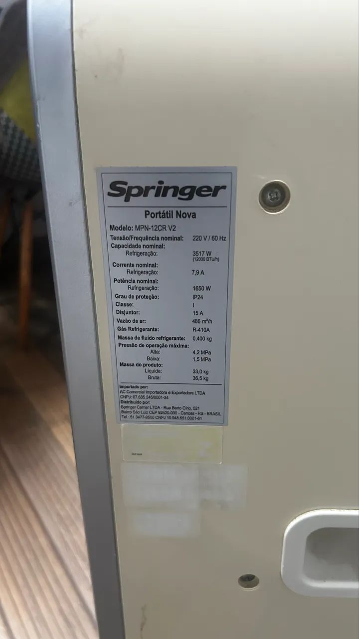 Ar condicionado Portátil Springer - Foto 5