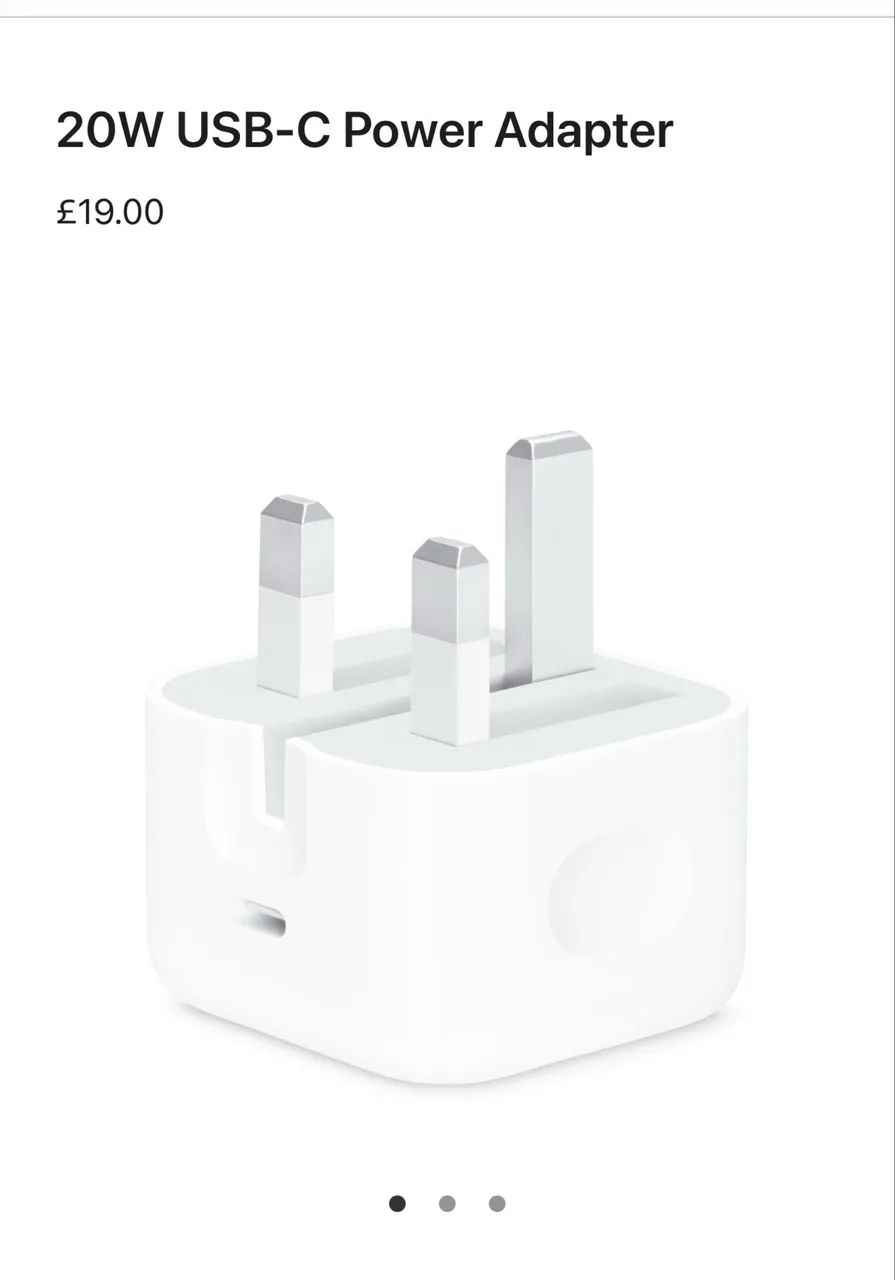 Apple adapter USB-C 20w Europa