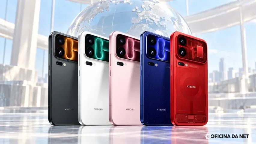 Xiaomi 18 Pro Max AZUL E VERMELHO - Foto 2