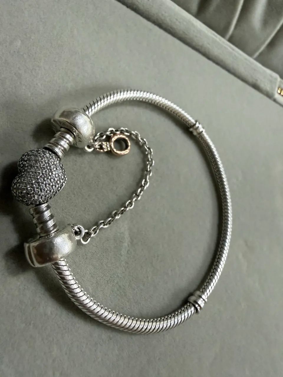 Pulseira e trava Pandora original com certificado  - Foto 3