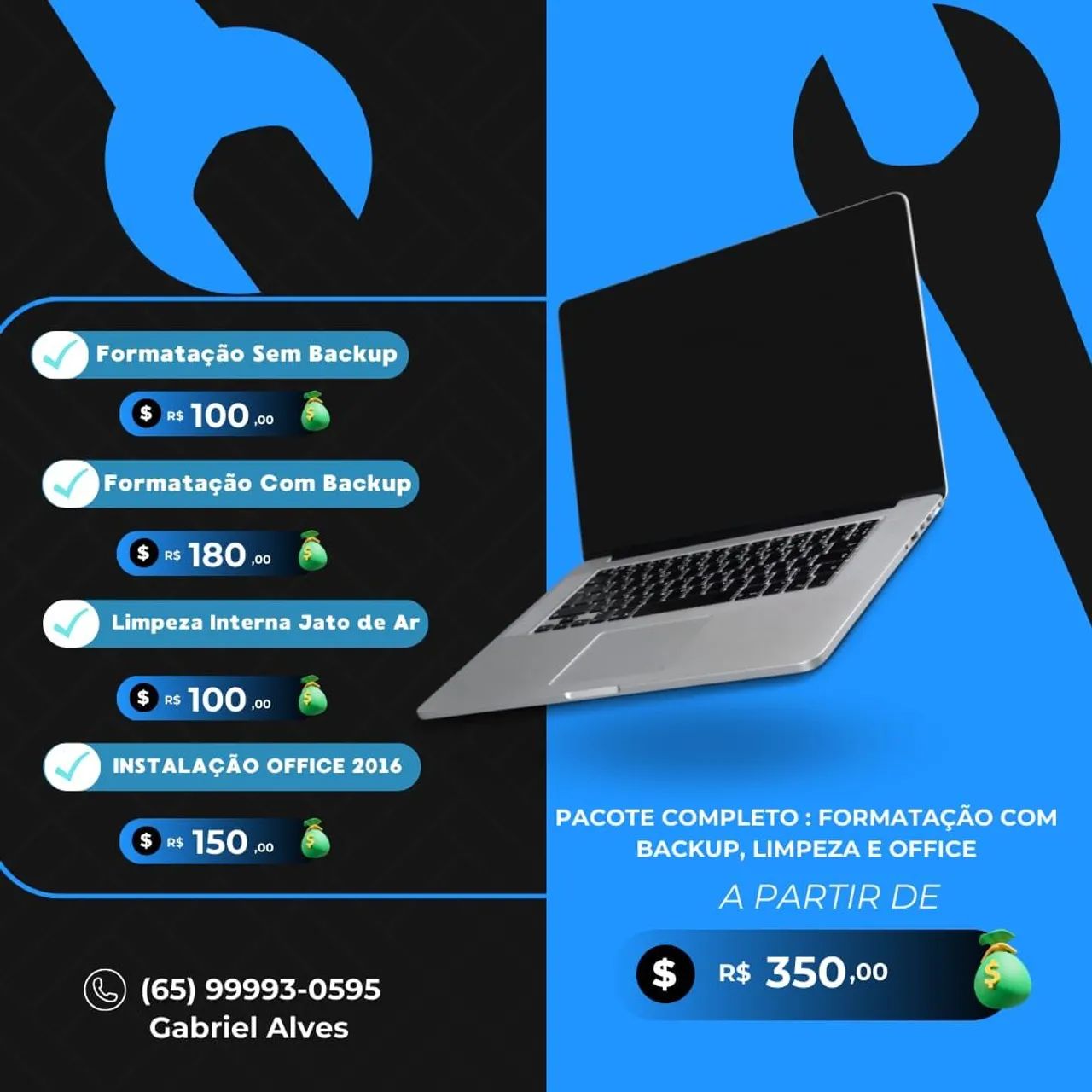 SERVIÇOS DE UPGRADE, LIMPEZA E ATUALIZAÇÕES DO SEU NOTEBOOK - Foto 2
