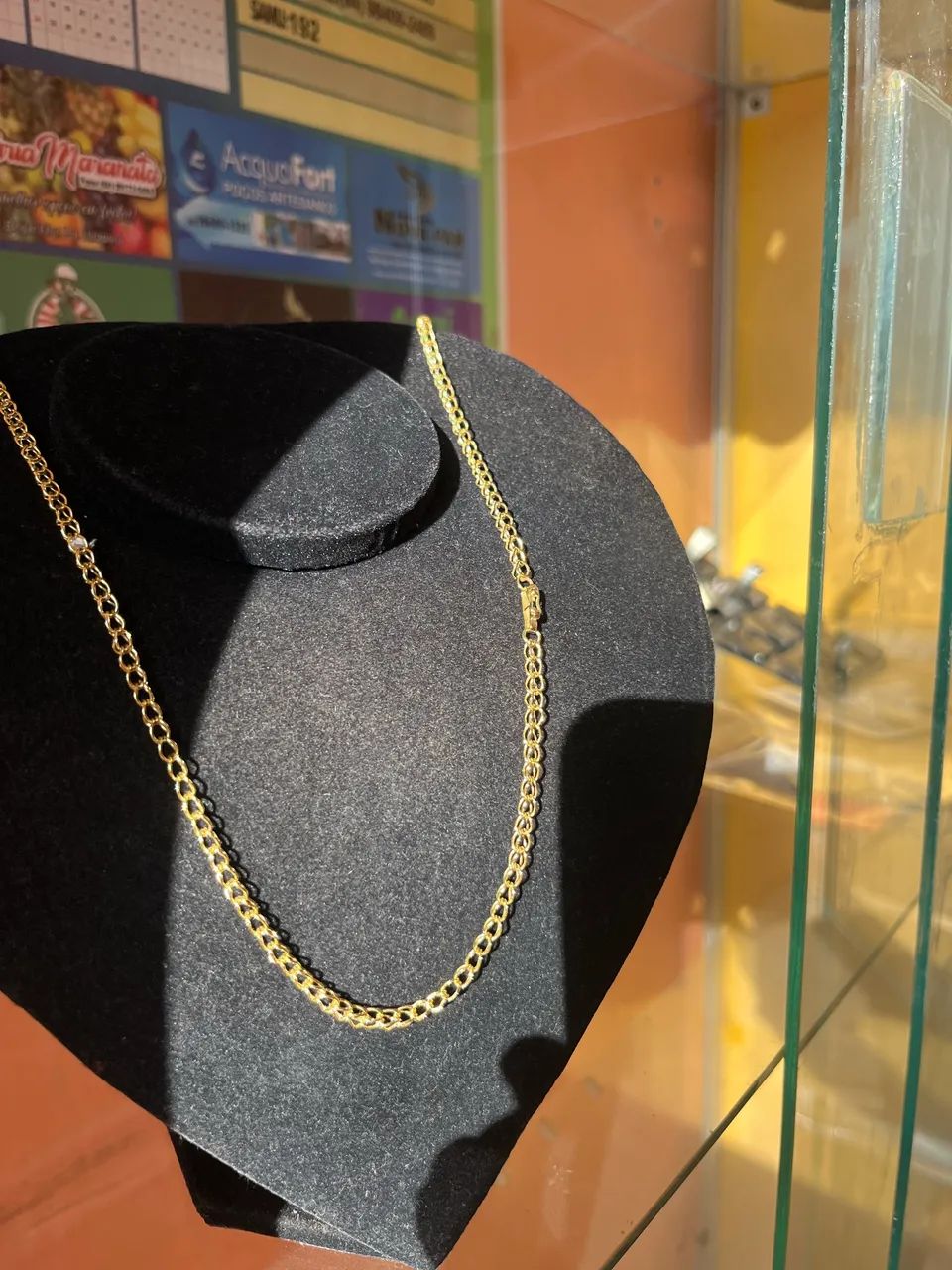 Cordão Prata Banha a Ouro  - Foto 2