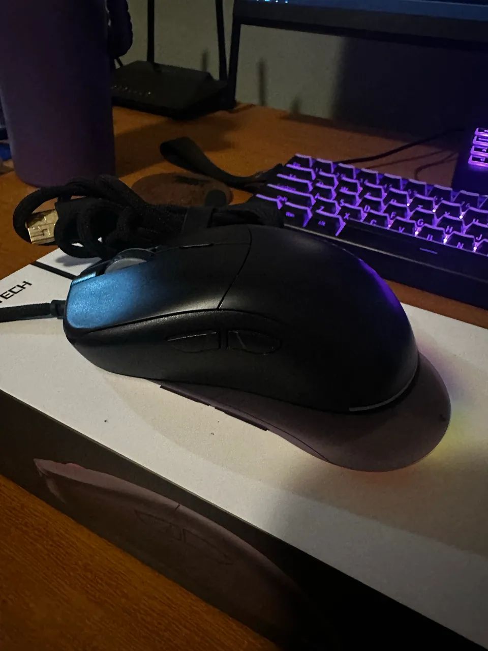 Mouse FANTECH HELIOS UX3 com fio e RGB - Foto 3
