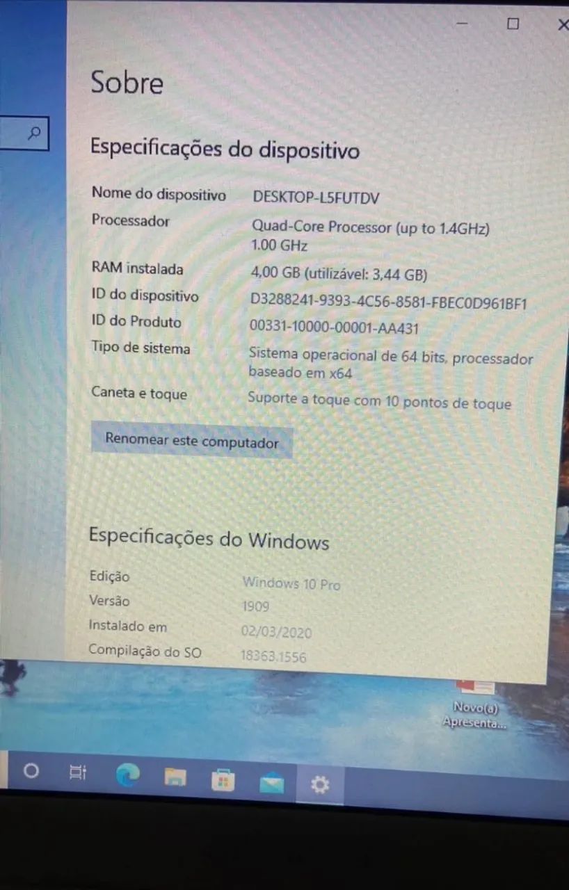 Notebook Samsung touchscreen Windows 10 pro - Foto 5