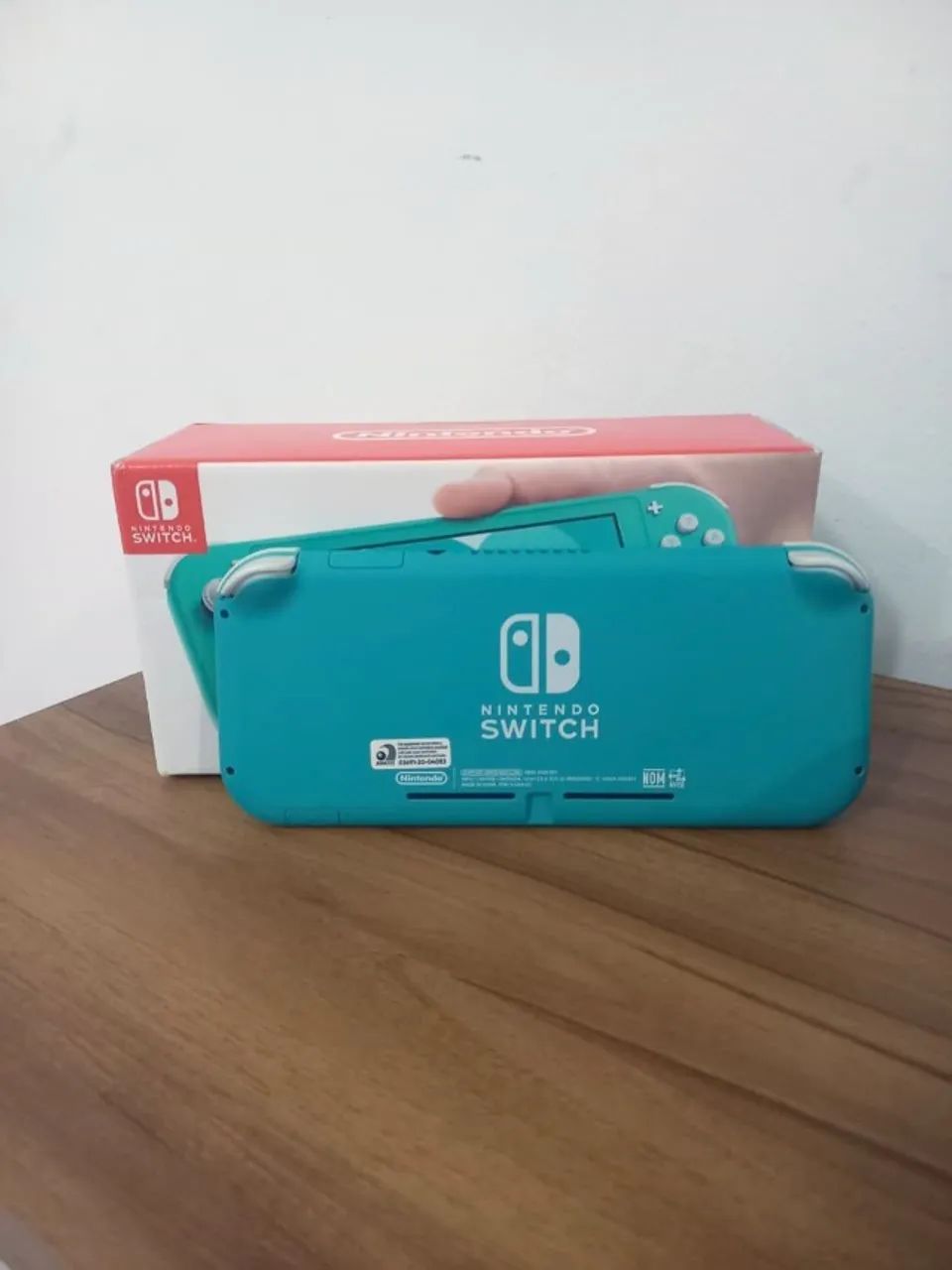 Nintendo Switch Lite Turquesa completo com caixa - Foto 4