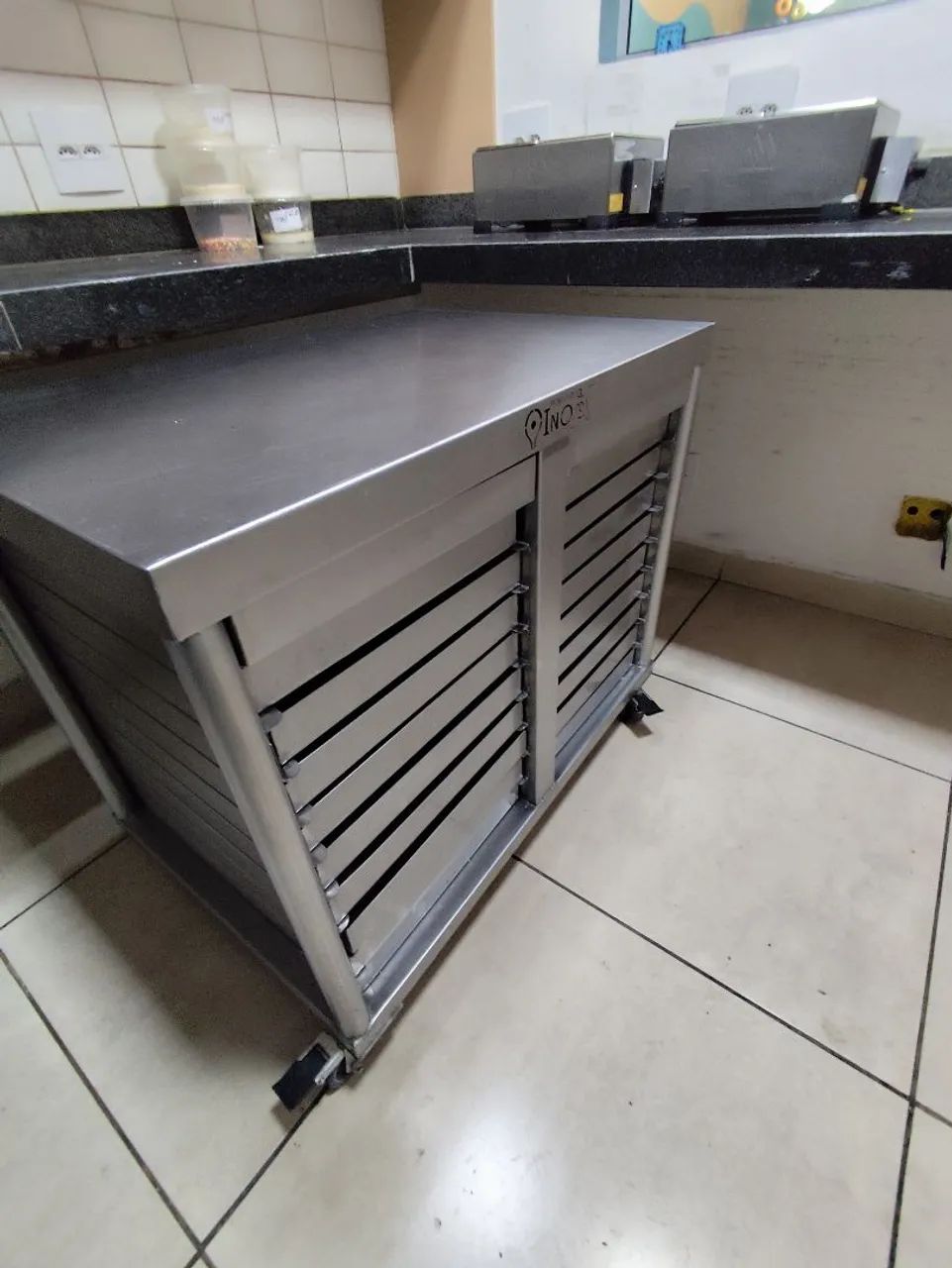 Gaveteiro Inox Térmico duplo 