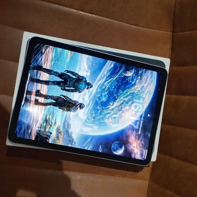 ipad m2 air processador m2 128 gb completo com nota e garantia caixa caneta novo capa - Foto 3