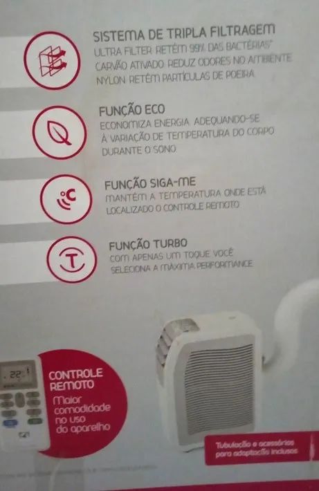 Ar condicionado portátil Eletrolux de 10.000 BTUs - Foto 5
