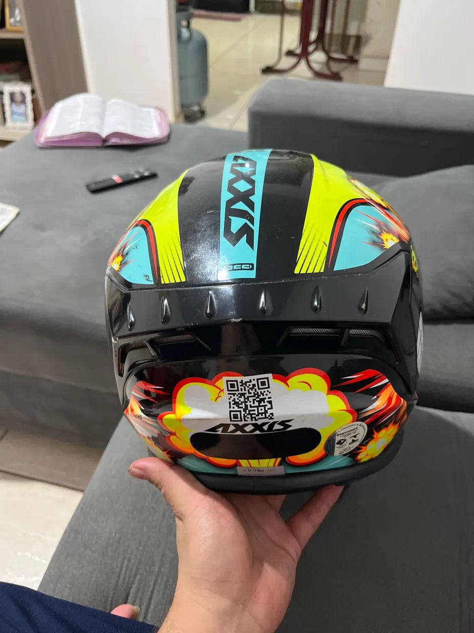 Capacete Fechado Axxis Draken Bomb Bomba Bombeta - Foto 3