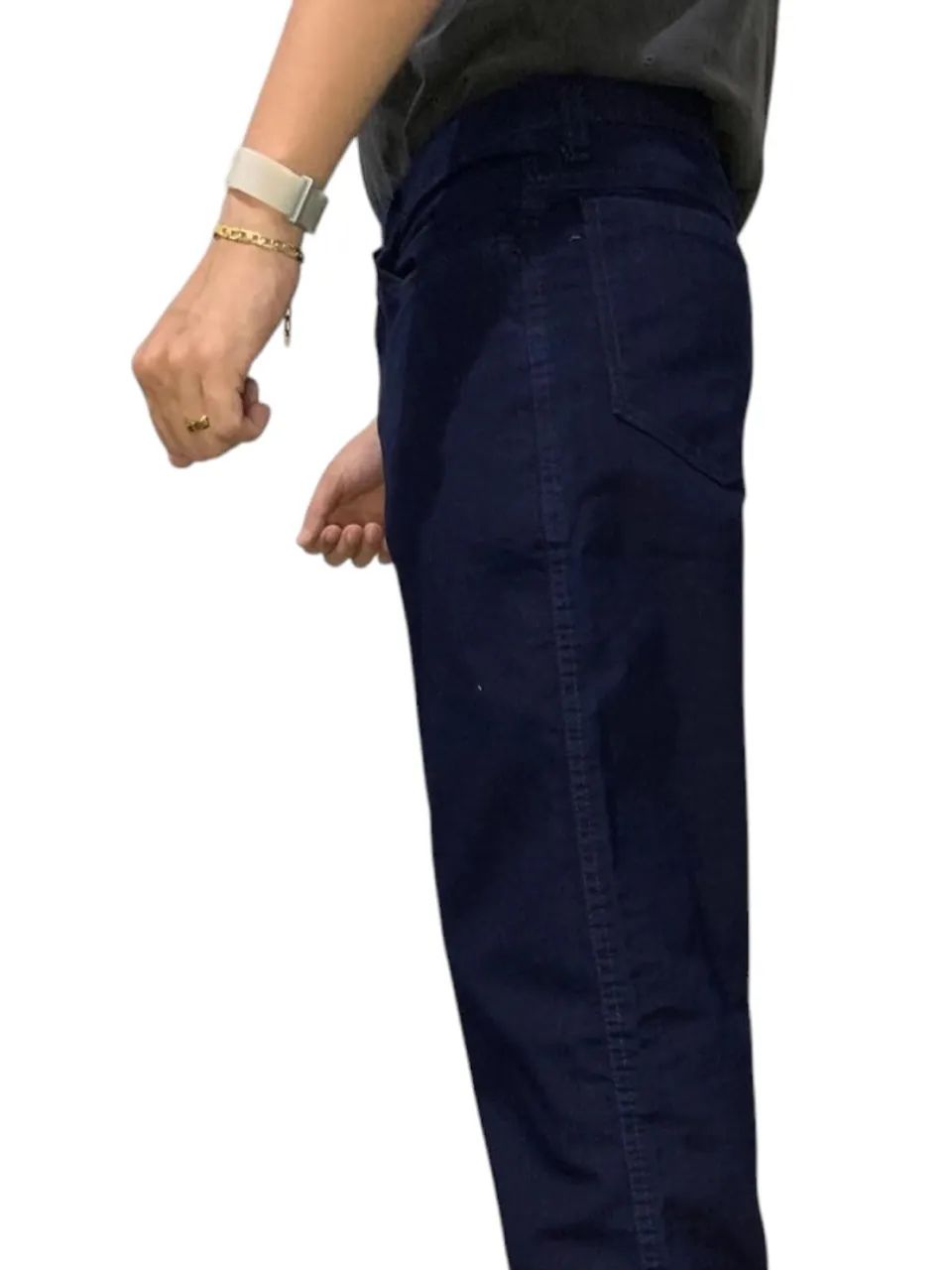 CALÇA JEANS COM ELASTANO - Foto 2