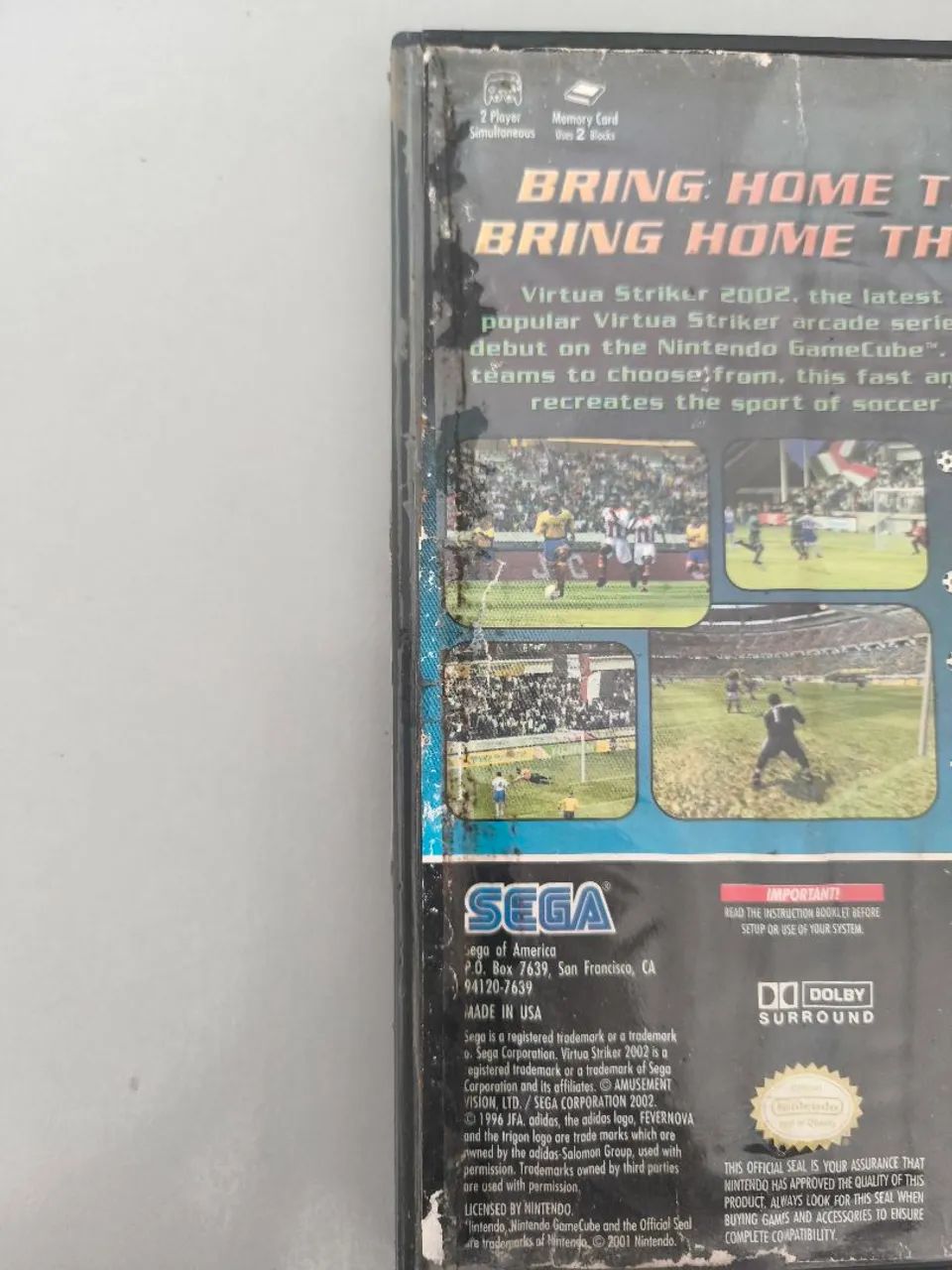 Virtua Striker 2002 GameCube Original  - Foto 3