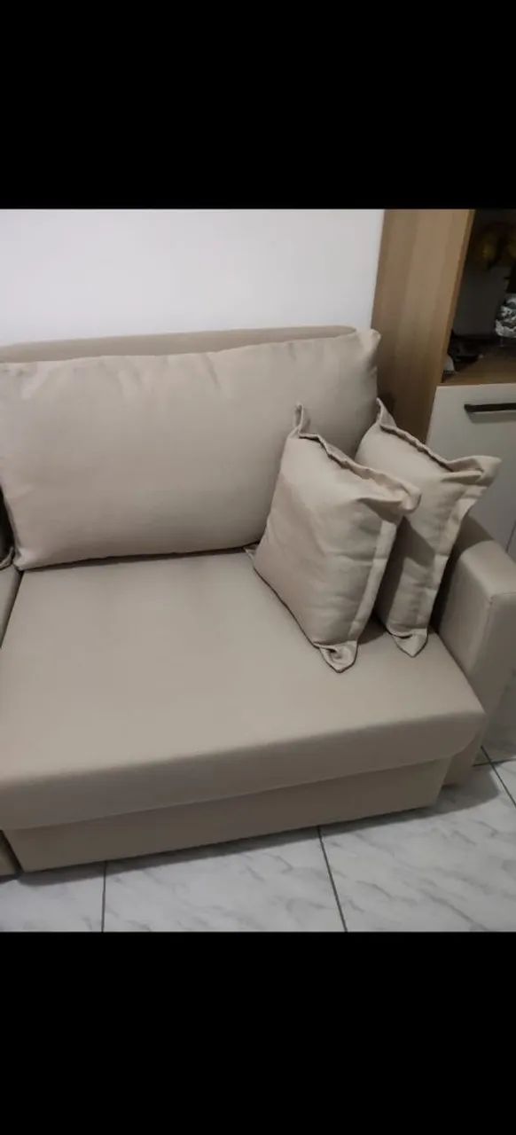 SOFÁ EXCLUSIVA ROMA 2,20M - SOFT PALHA LISO - Foto 2