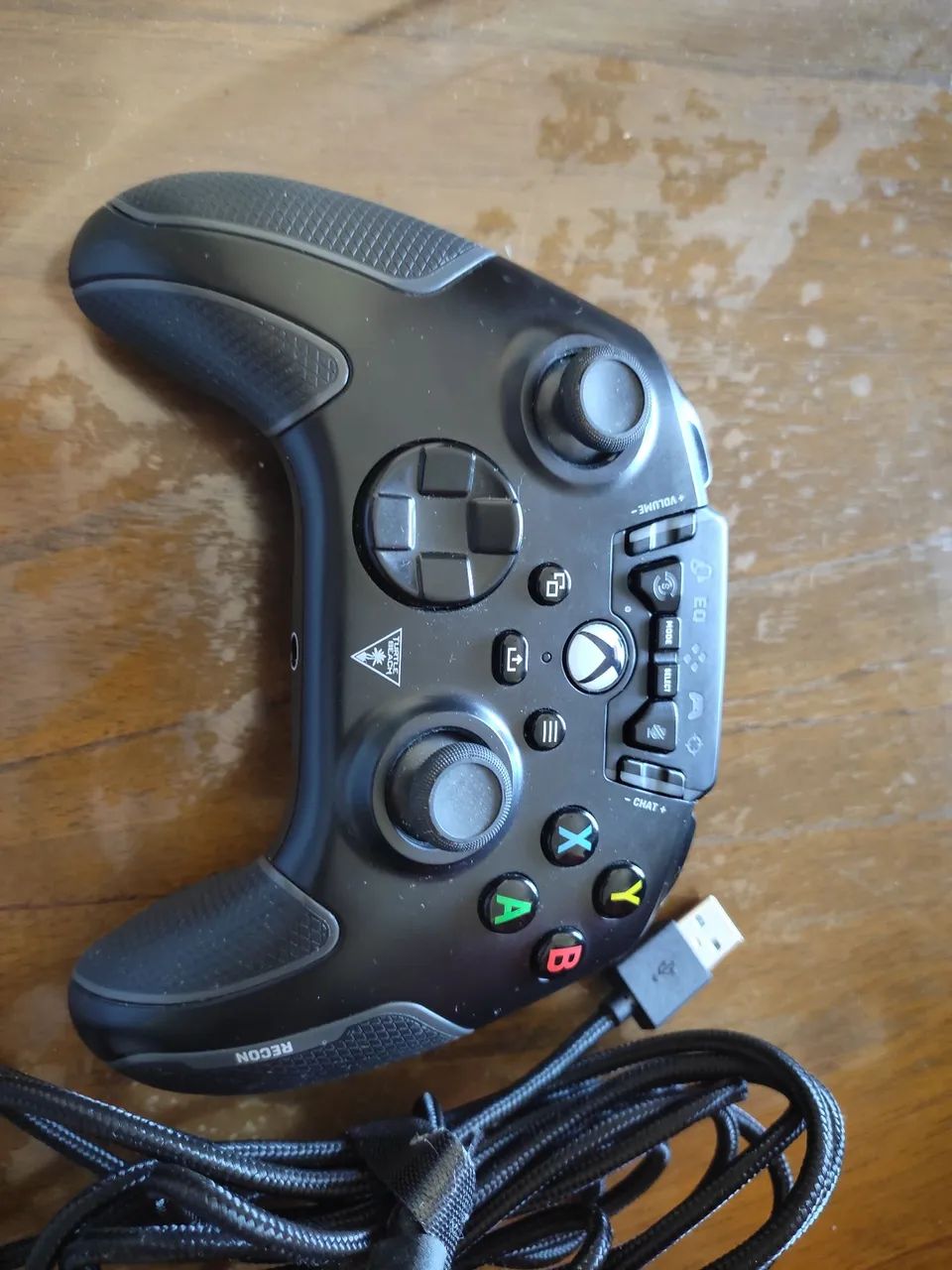 Manete  com cabo usb xbox one e computador  turtle recon  - Foto 2