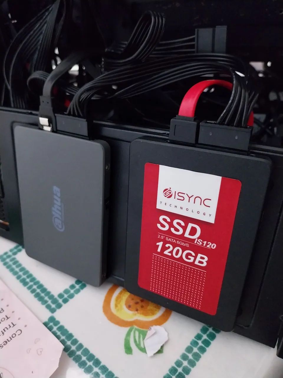 2 SSD's e 1 HD notebook