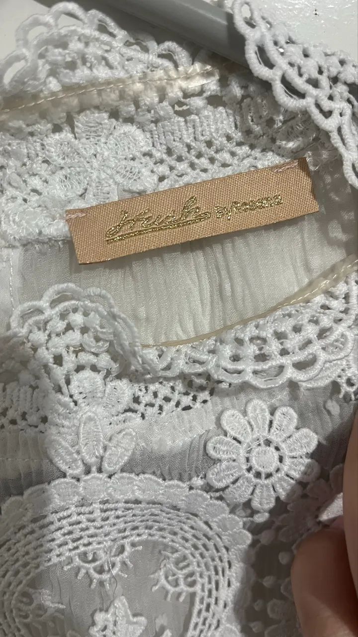 Blusa manga longa transparente  - Foto 2