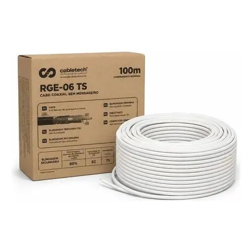 Caixa cabo RG 6