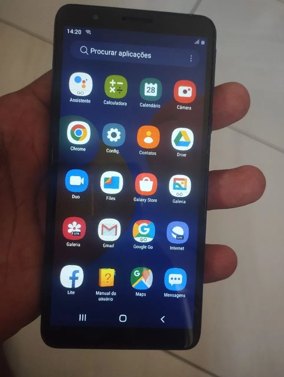 celular Samsung A01 Core funcionando tudo - Foto 3