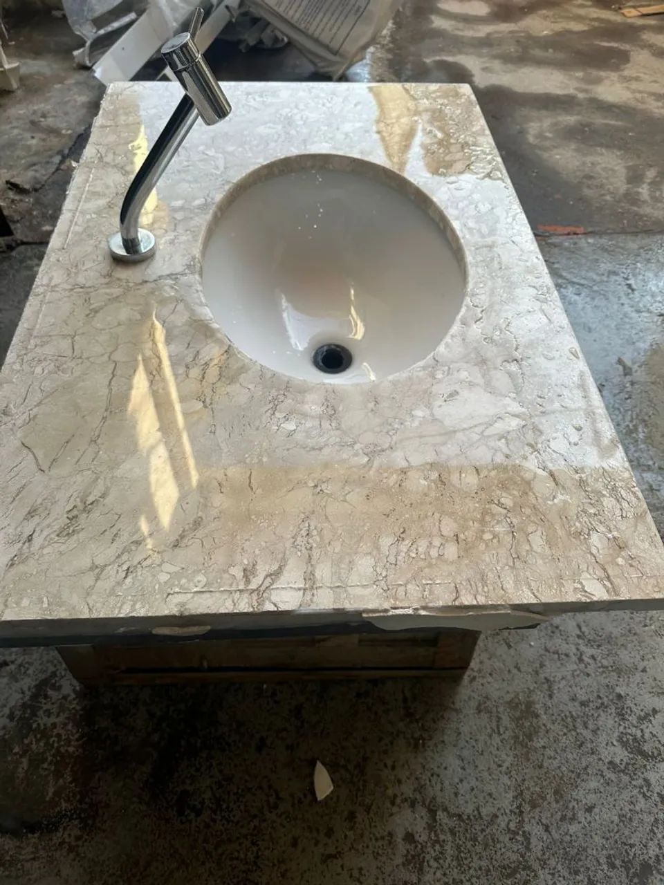 Pia travertino 90x55