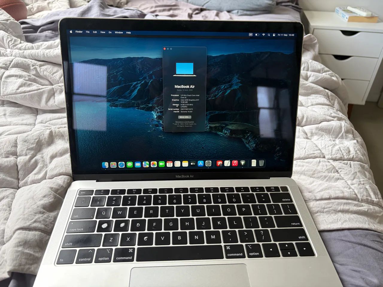 MacBook Air 2018 OLED 1,6 ghz i5 256gb Touch ID - Notebooks