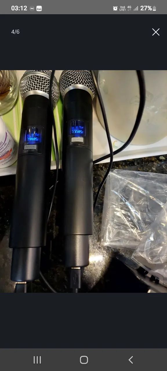 Sistema de Karaokê com Microfone - Foto 2