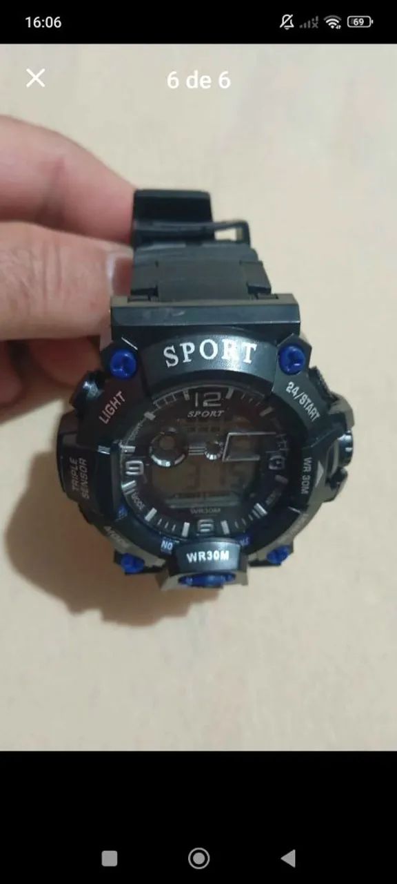 Relógio Masculino Sport Stainless Back  - Foto 5