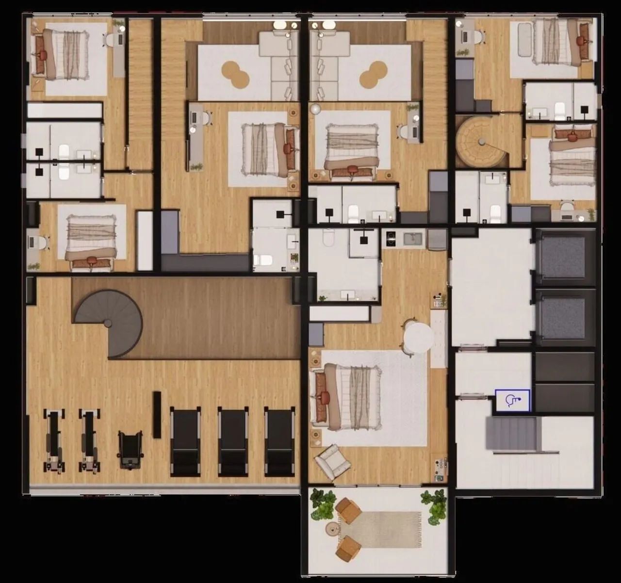 Studio com sacada e lazer completo | 33 a 36m² e opções duplex - Foto 2