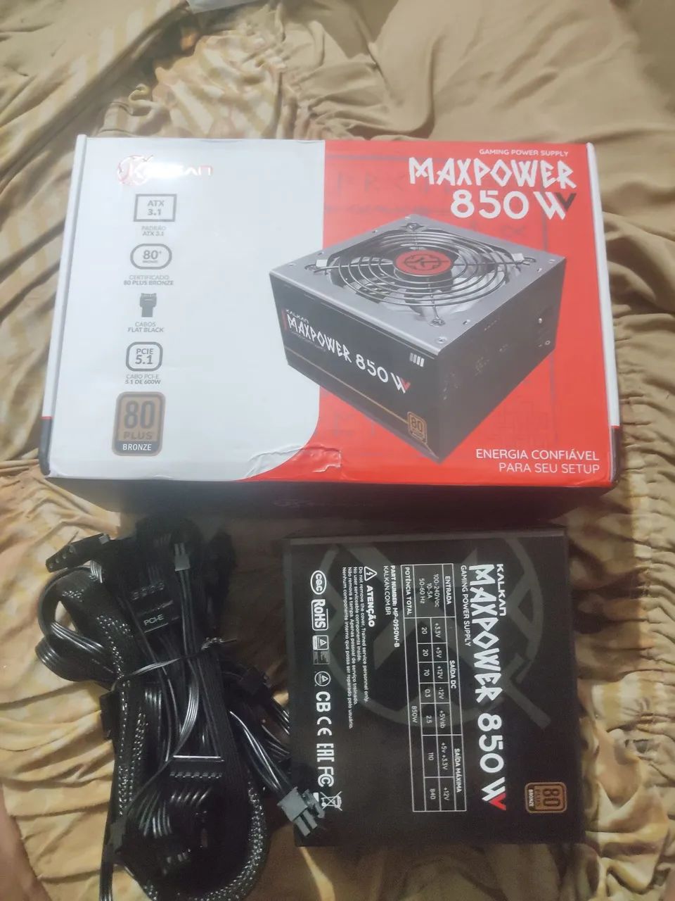 fonte 850w novo padrão ATX 3.1