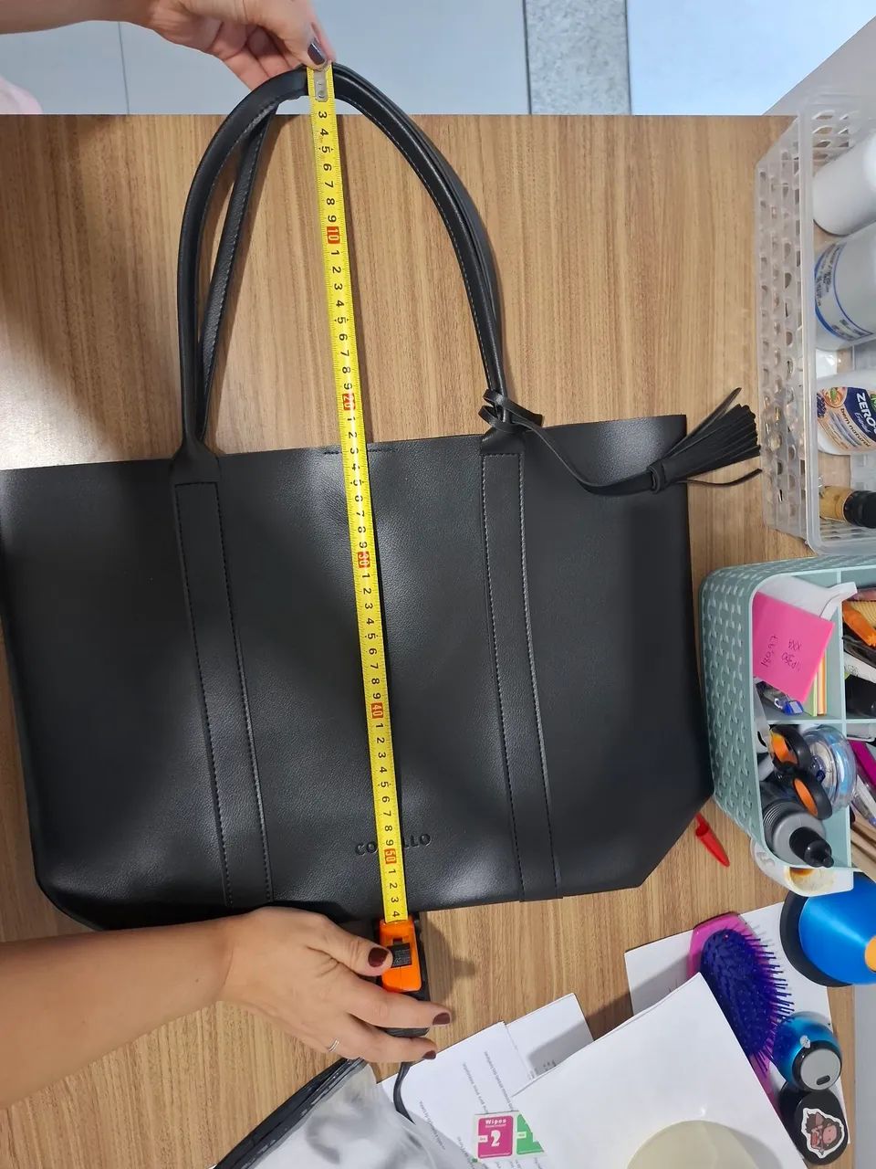 Bolsa couro sintético corello - Foto 2