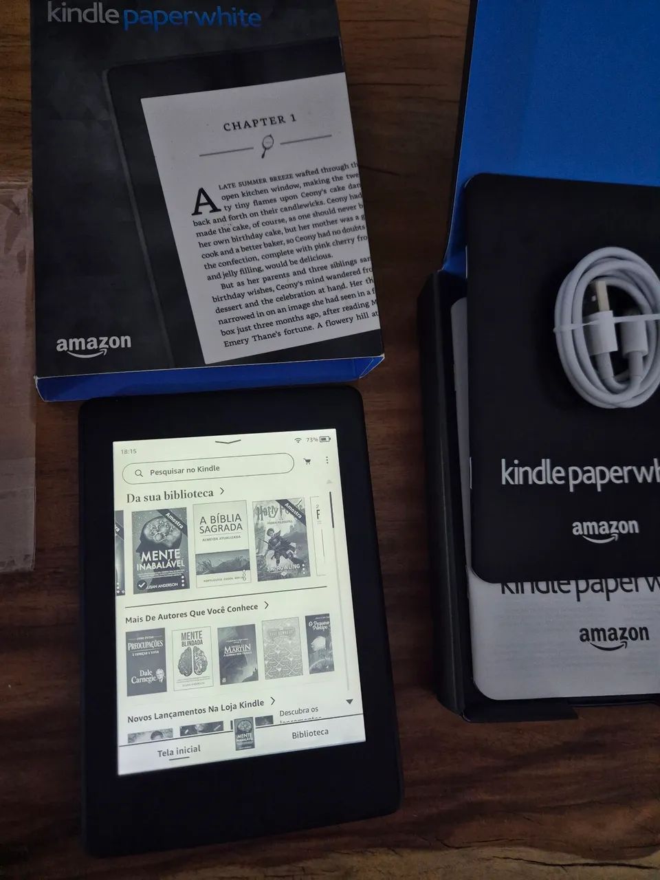 Kindle Paperwhite 7, iluminação embutida. - Foto 3