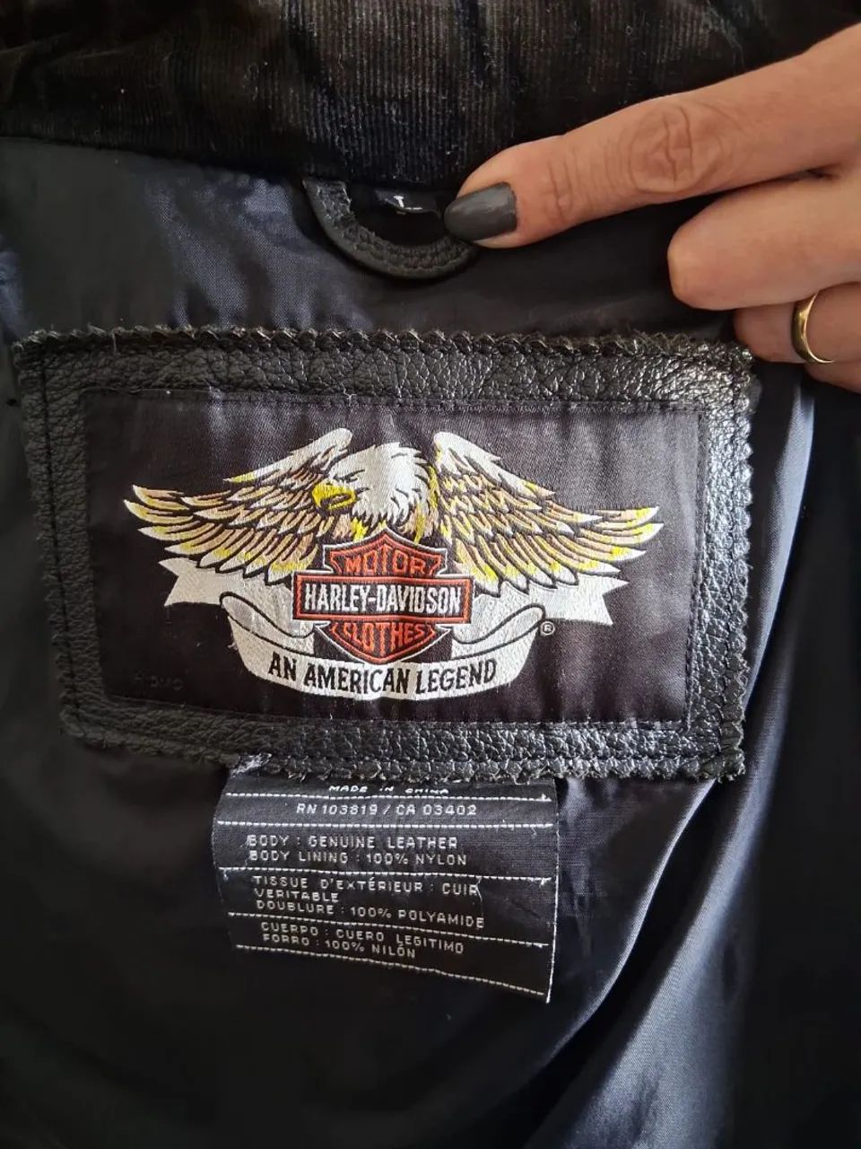 Jaqueta de couro harley davidson - Foto 5