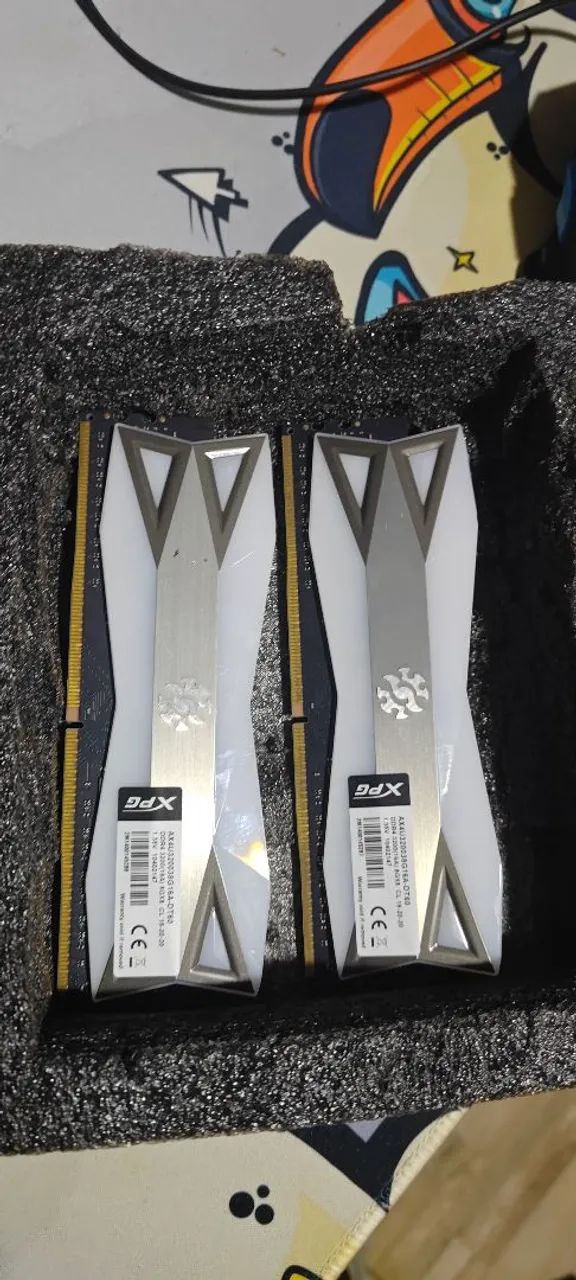 Memória Ram ddr4 Adata Xpg RGB 16GB 2x8