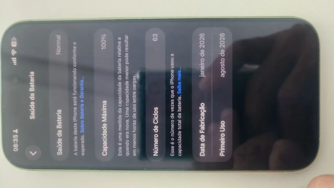 Iphone 17 com capa e película salvia - Foto 5