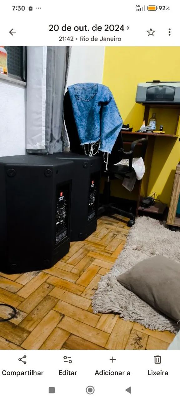 Caixa ativa prx 812 jbl - Foto 5