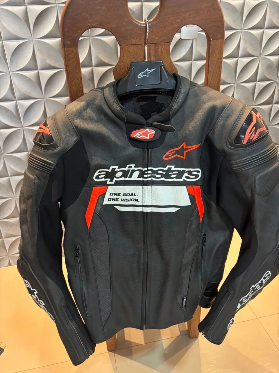 Jaqueta e calça couro alpinestars missile ignition tamanho M