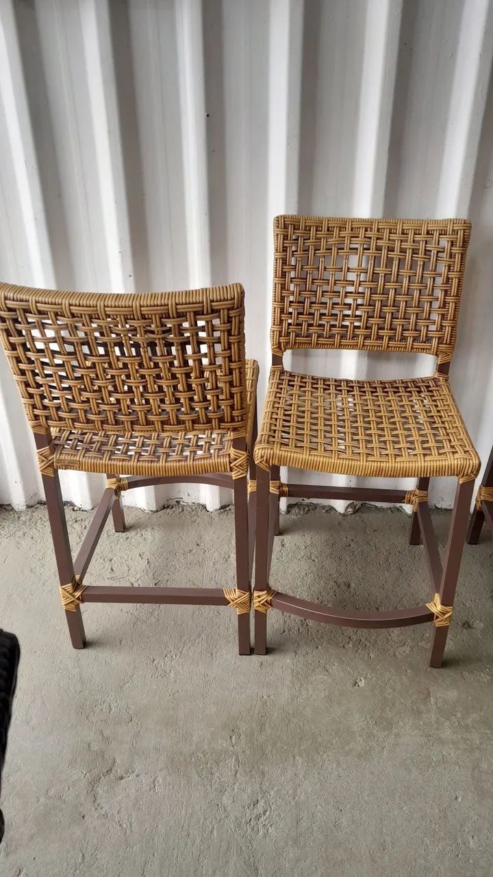 Banqueta Baixa Marca Villa Rattan R$200,00 CADA - Foto 4