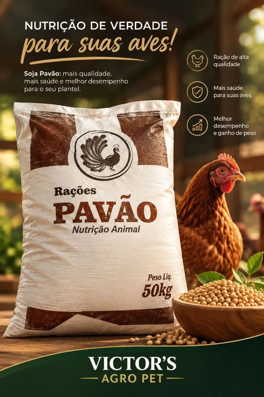 FARELO DE SOJA ADM E PAVÃO 