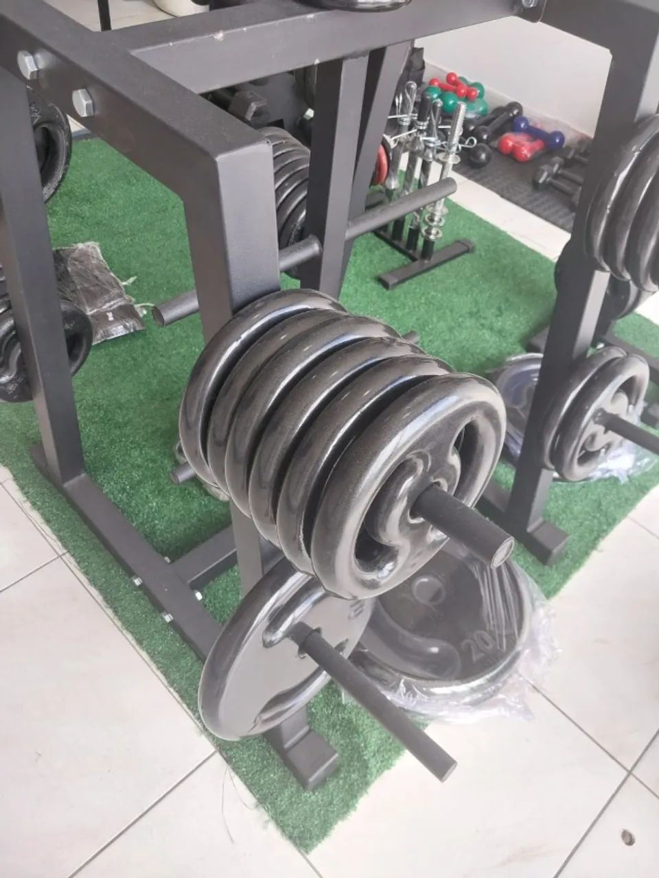 Anilhas Emborrachadas musculação 