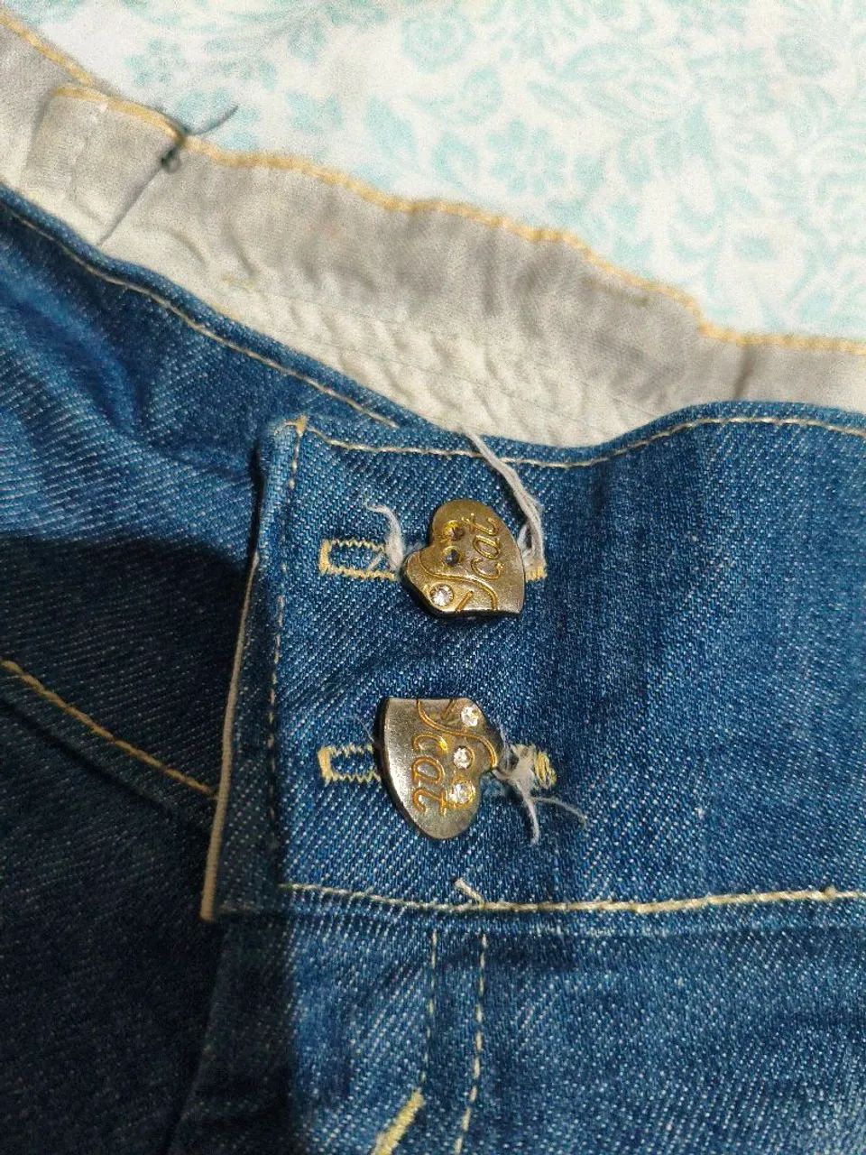 Short curto jeans feminina P - Foto 3