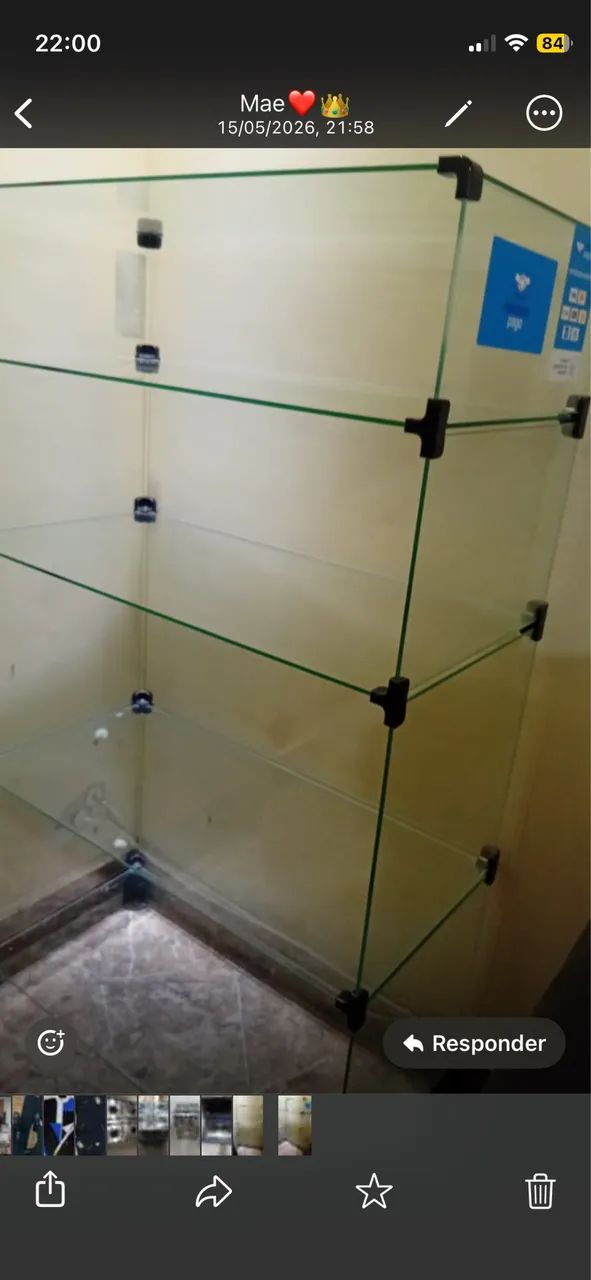 Bancada de vidro vendo ou troco