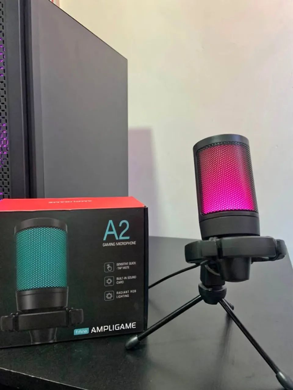 Microfone Gamer Condensador Fifine A2 NOVO