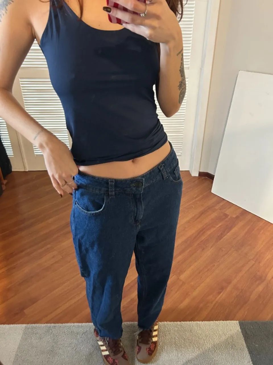calça jeans reta tam 38 - Foto 2
