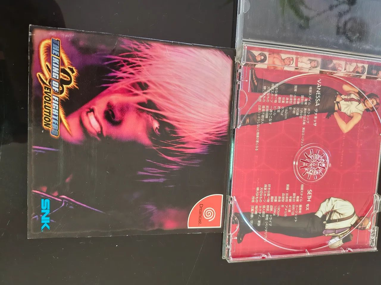 Capa e manual jogo The King of Fighters 99 evolution - Foto 3