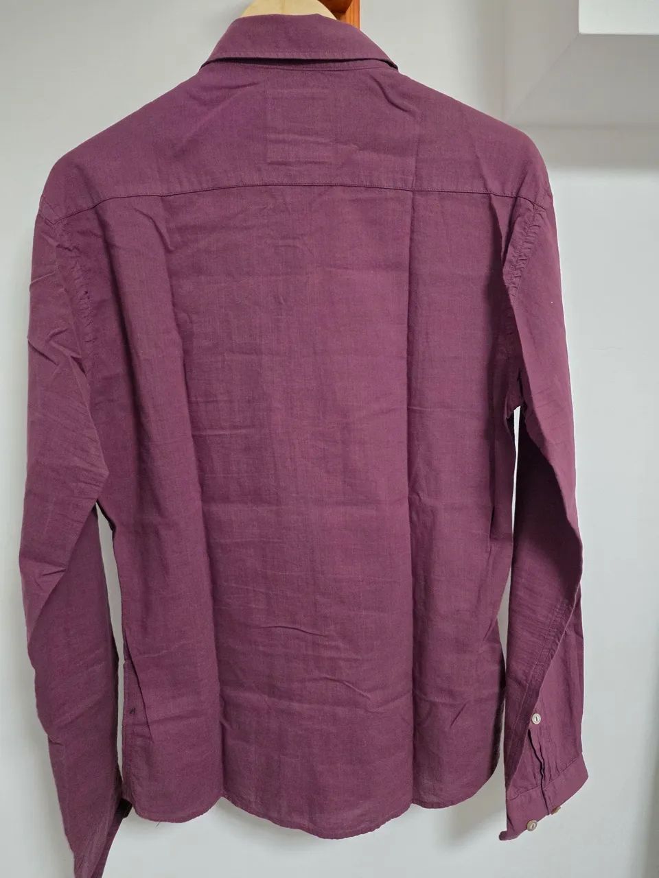 Camisa Social Casual John John Roxa - Foto 3