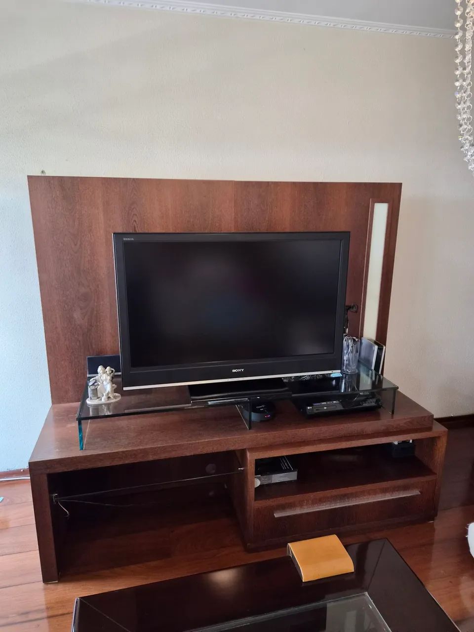 RACK / PAINEL EM MADEIRA MACIÇA - IMPECÁVEL, GRANDE E SOFISTICADO<br> - Foto 5