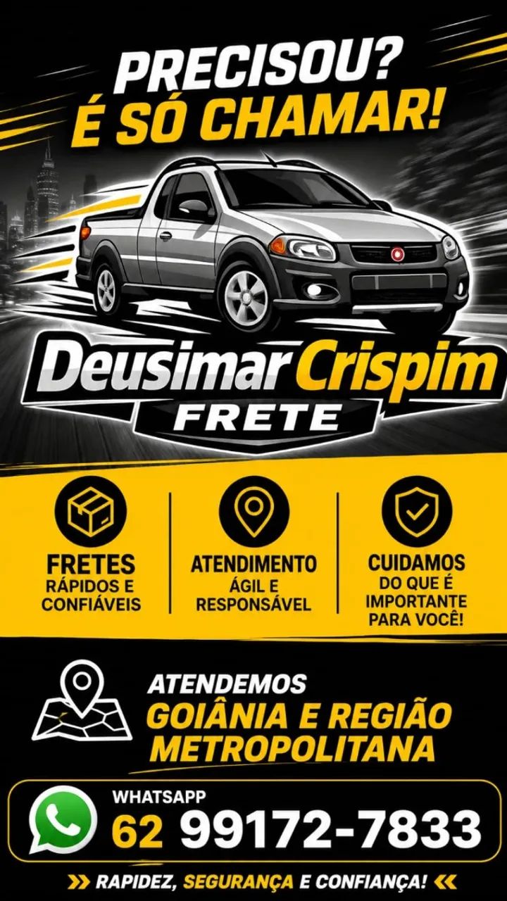 Frete rápido Goiânia e Região metropolitana