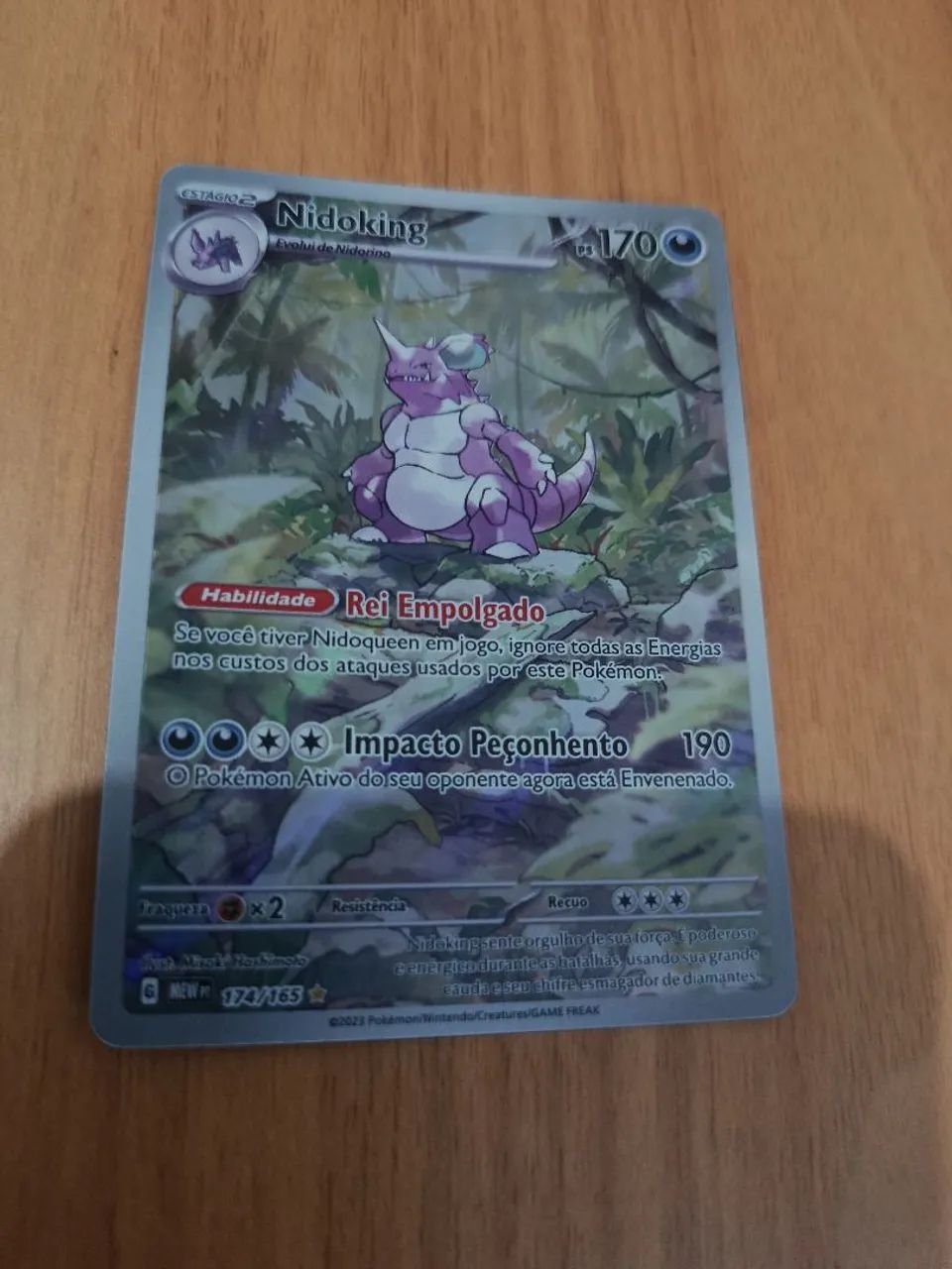 Carta pokémon | Nidoking (174/165) Full art - Foto 2